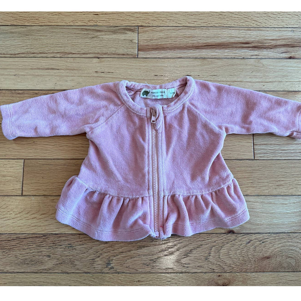 Monica & Andy Velour zip up
